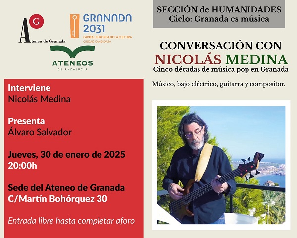 Ateneo de Granada: Conversación con Nicolás Medina.