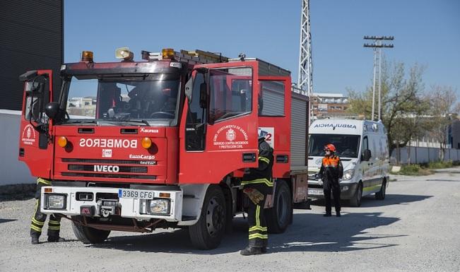 Bomberos de Granada, en una imagen de archivo. 