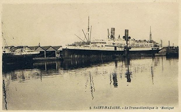 El navío Mexique en St. Nazaire. 