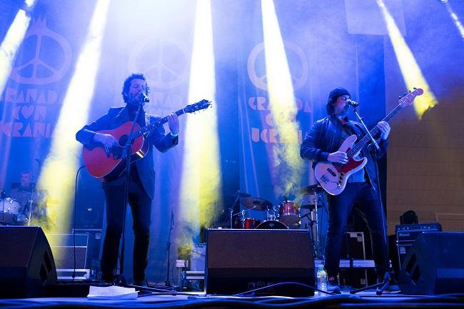 Niños Mutantes, en el concierto solidario con Ucrania que se celebró en Granada. 