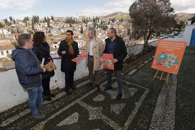 Presentación de la campaña, en el Mirador de la Churra. 