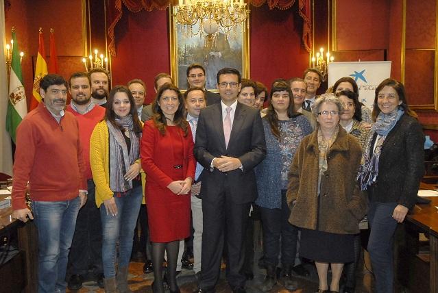 Colectivos sociales, con el alcalde. 