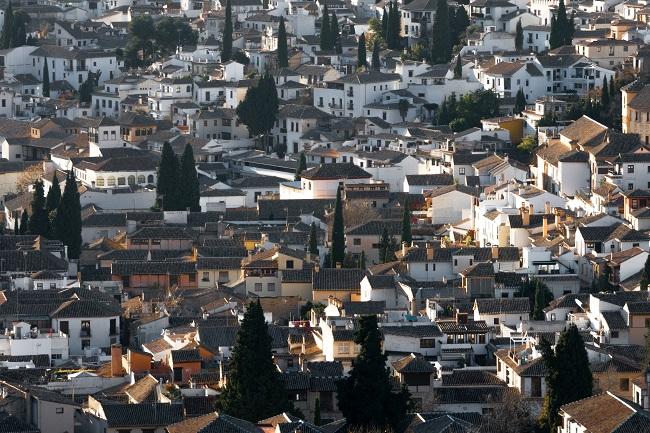 Preciosa vista del Albaicín.