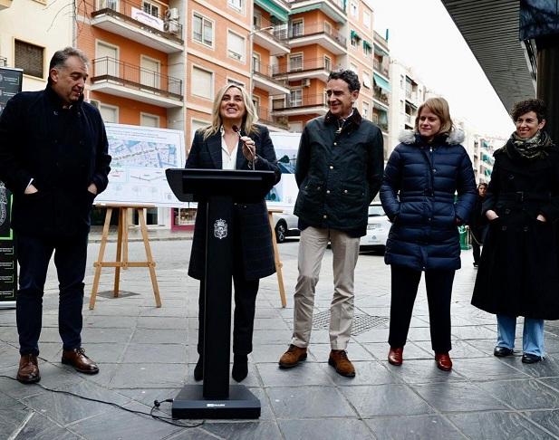 Inauguración de las obras de reforma de la calle Emperatriz Eugenia. 