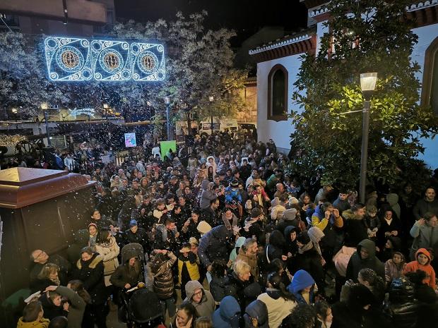 Fiesta del alumbrado navideño en Maracena. 