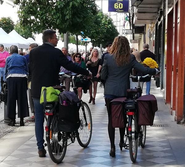 Imagen de una de las últimas celebraciones de los 'Domingos sin coche' en Recogidas. 