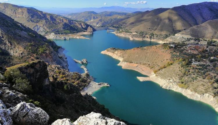 Embalse de Canales, en noviembre del año pasado. 