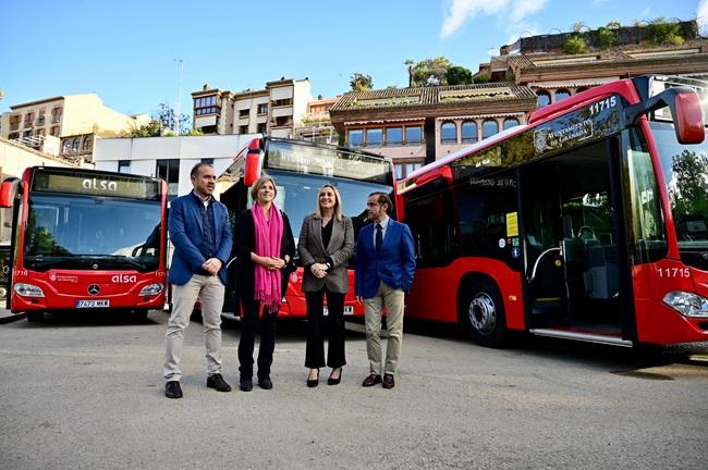 Presentación de los nuevos autobuses.