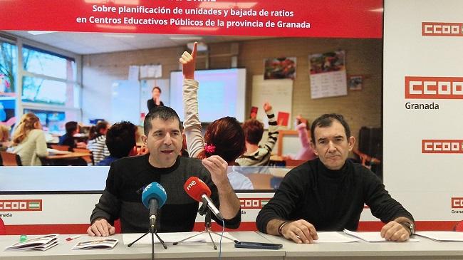 Daniel Mesa y Camilo Alaminos, este miércoles en rueda de prensa.