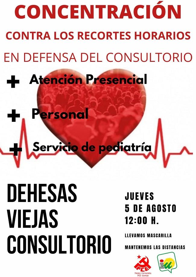 Cartel de la concentración en Dehesas Viejas.