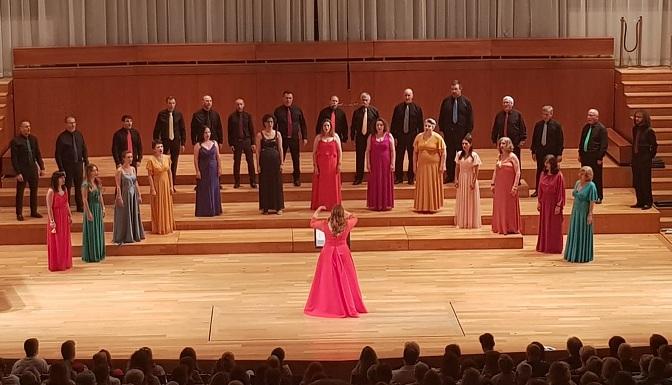 Coro Ciudad de Granada, que ofrecerá uno de los espectáculos solidarios. 