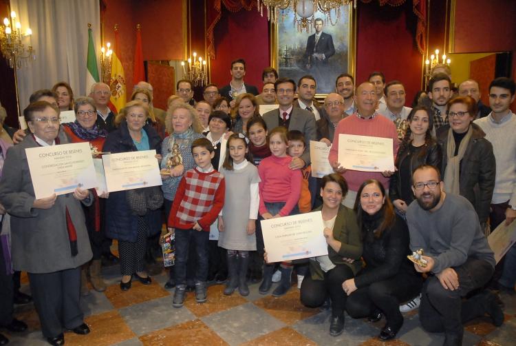 Acto de entrega de los premios en el Salón de Plenos del Ayuntamiento.