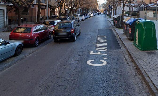 Calle Fontiveros, cuyo reasfaltado empezará el 10 de noviembre. 