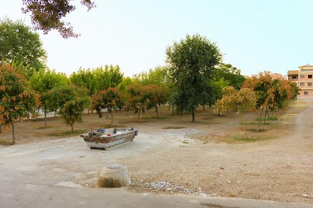 Terrenos donde se ubicará el parque para mascotas.