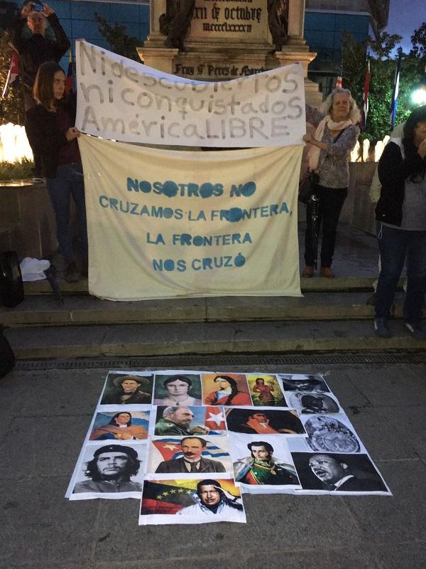 Un momento del acto celebrado en la Plaza Isabel La Católica.