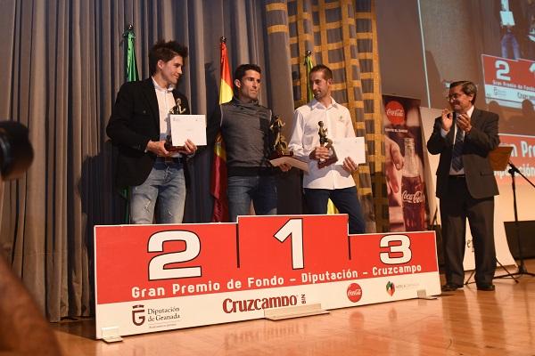 Los ganadores del Gran Premio de Fondo.