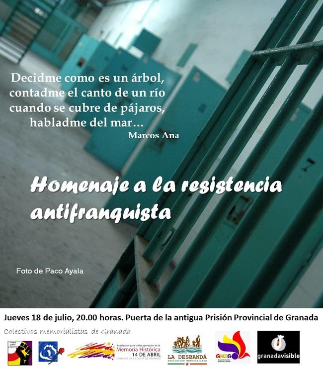 Cartel del acto.