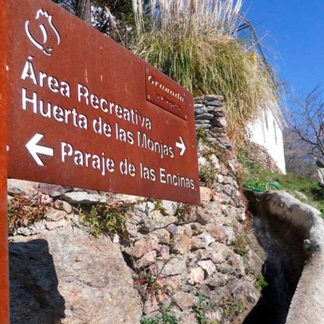 Accesos a la Huerta de las Monjas.