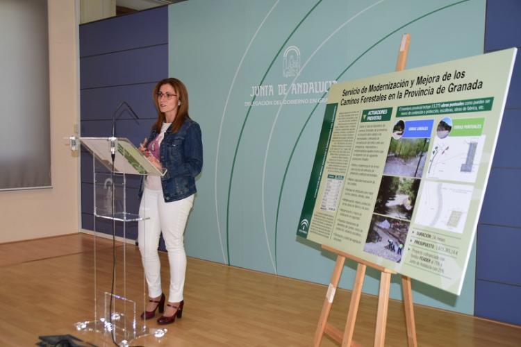 Presentación de los trabajos de mejora de caminos rurales.