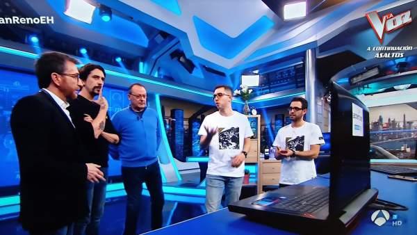 Momento del programa de este martes.