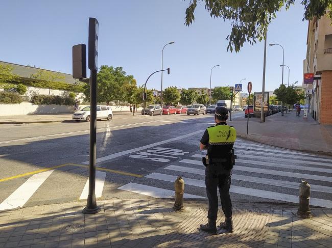 Semáforos instalados en la calle Ovidio.