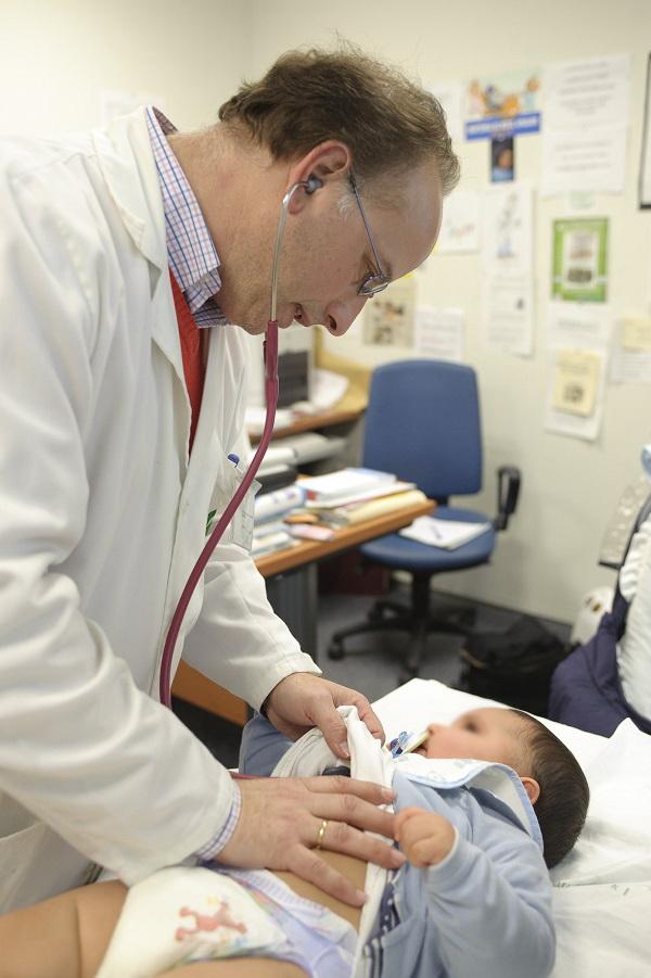 Consulta de Pediatría.