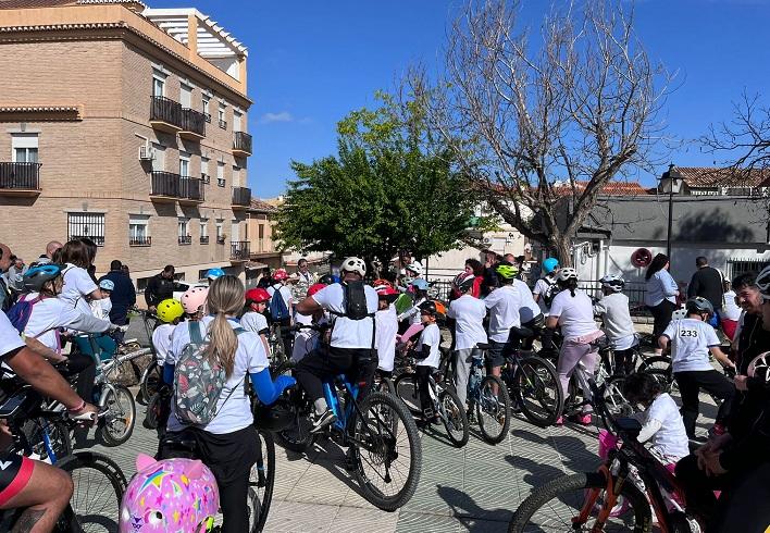 Participante en el día de la Bicicleta. 