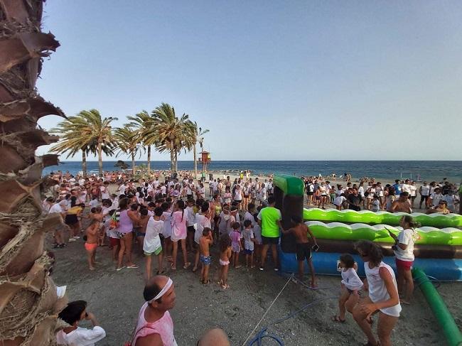 Actividades en la playa. 