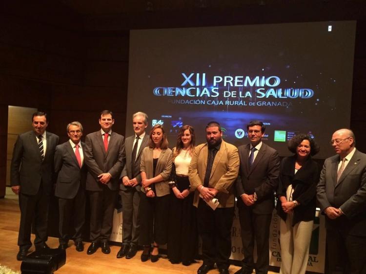 Foto de familia en la entrega de los Premios Ciencias de la Salud.