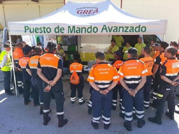 Voluntarios de Protección Civil, en una imagen de archivo. 