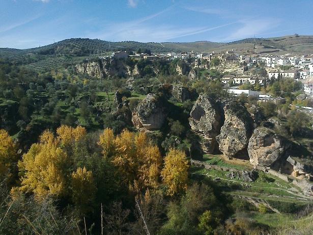 Una vista de los Tajos de Alhama. 