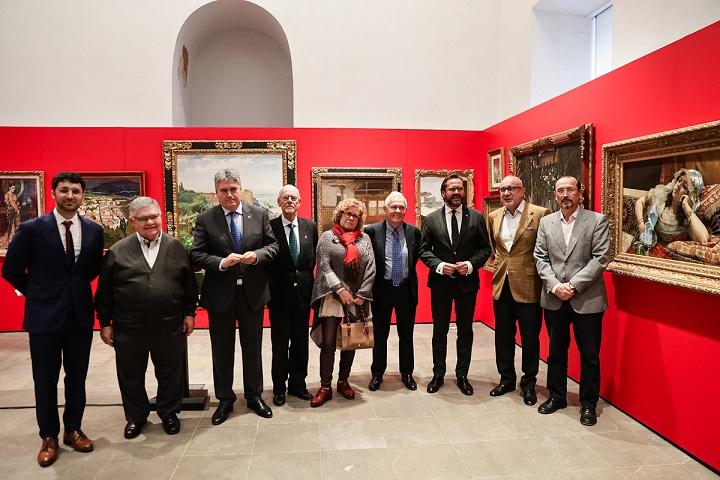 Inauguración de la exposición. 