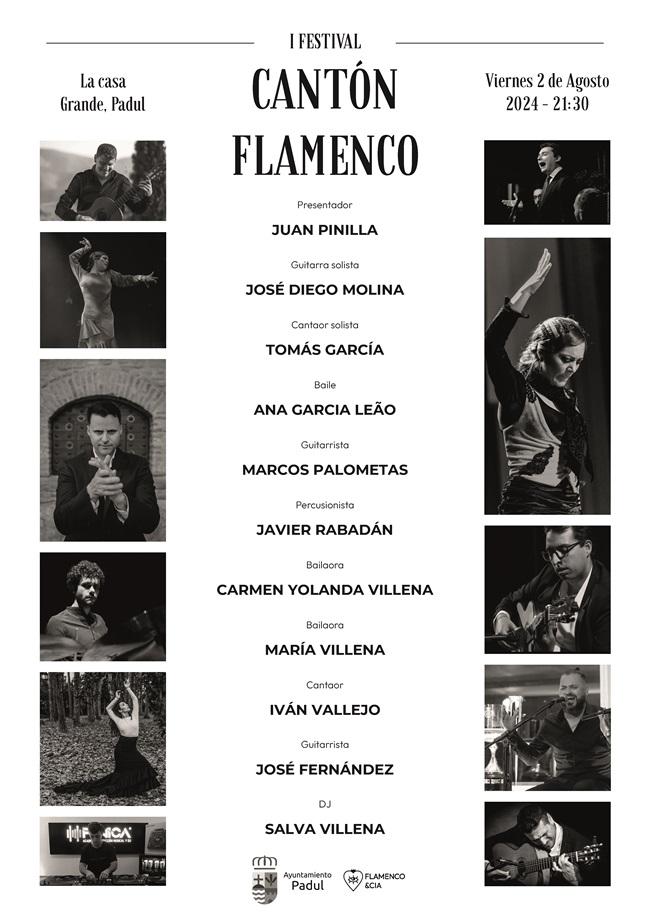 Cartel del Cantón Flamenco de Padul.