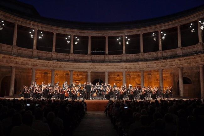 La Orquesta de Jóvenes Gustav Mahler en el 73 Festival Internacional de Música y Danza. 