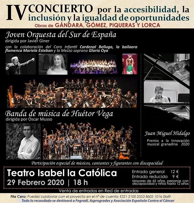 Cartel del concierto.