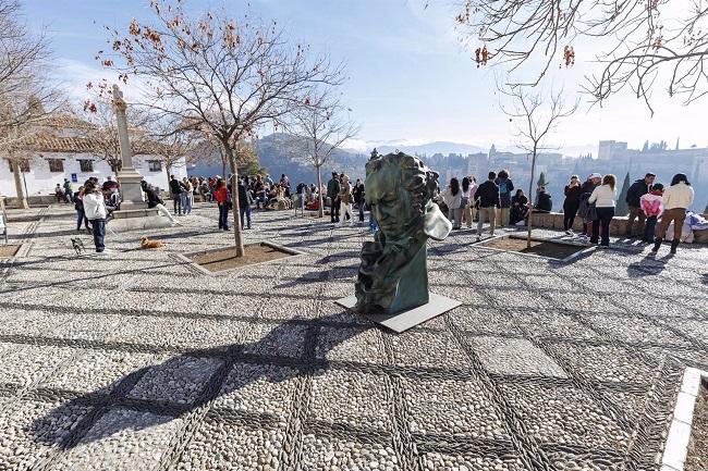 Goya en el Mirador de San Nicolás.