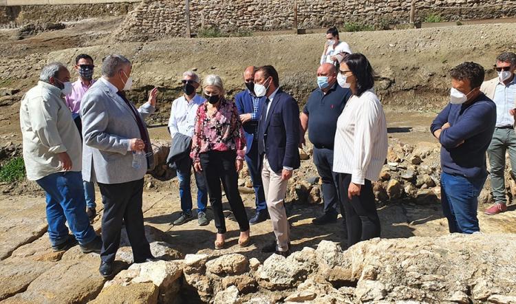 Del Pozo durante su visita a Guadix.