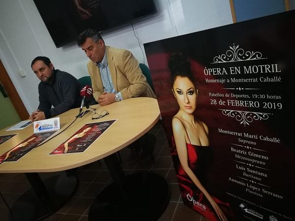 Presentación del concierto homenaje a Montserrat Caballé.