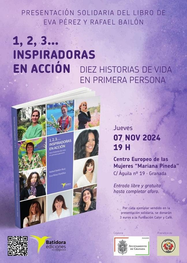 Cartel de la presentación del libro. 