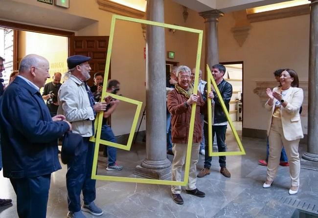 La vicerrectora Marga Sánchez en una de las actividades culturales de La Madraza.