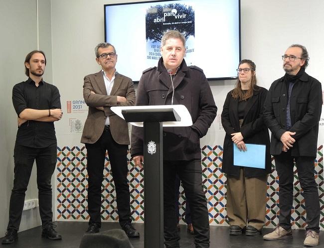 José Ignacio Lapido, en la presentación del ciclo Abril para Vivir. 