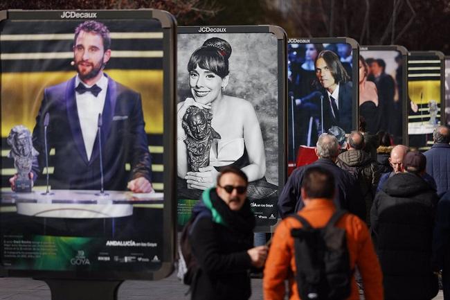 Exposición 'Andalucía en los Goya', en la Avenida de la Constitución.