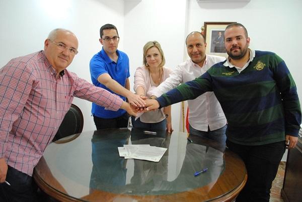 Firma del convenio de colaboración.