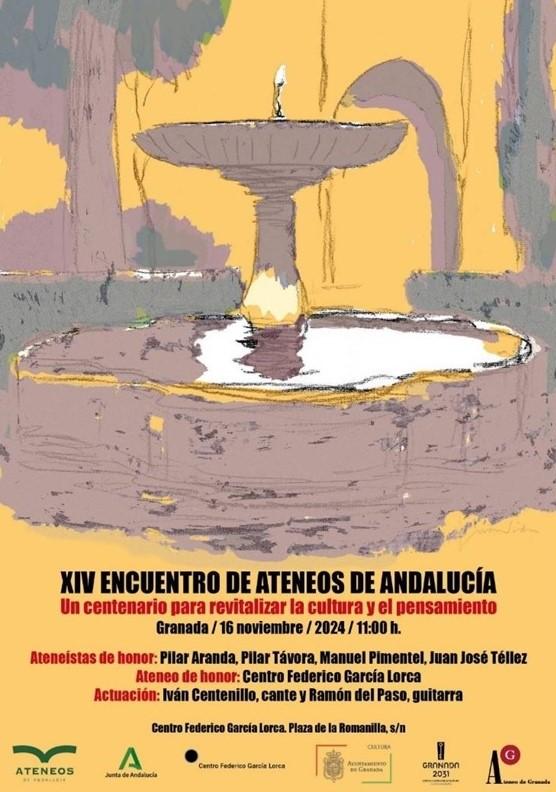 Cartel del encuentro diseñado por Juan Vida. 