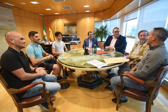 Reunión con deportistas de élite.