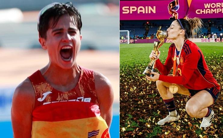 María Pérez y Esther González, campeonas del mundo. 