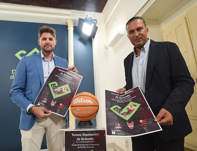 Presentación del torneo de baloncesto. 