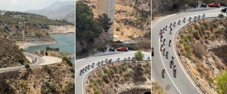 La Vuelta, en los primeros kilómetros.