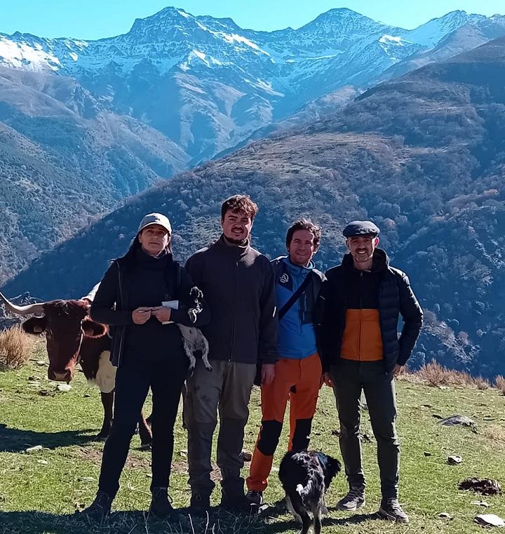 Pastores en Güéjar Sierra, de donde procede uno de los participantes. 