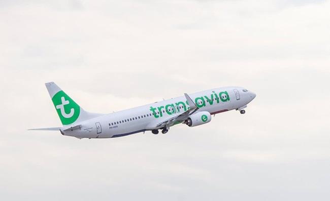 Avión de Transavia, compañía que operará en esta conexión dos veces por semana.